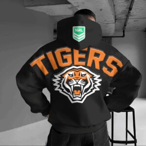 Auspiritmerch Wests Tigers Hoodie Custom Name Daily Casual Fashion