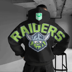 Auspiritmerch Canberra Raiders Hoodie Custom Name Daily Casual Fashion