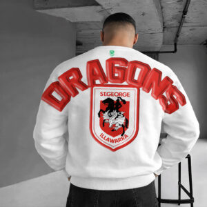 Auspiritmerch St. George Illawarra Dragons Sweatshirt Custom Name Daily Casual Fashion