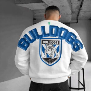 Auspiritmerch Canterbury-Bankstown Bulldogs Sweatshirt Custom Name Daily Casual Fashion