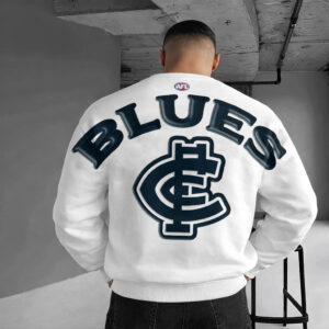 Auspiritmerch Carlton Blues Sweatshirt Custom Name Daily Casual Fashion