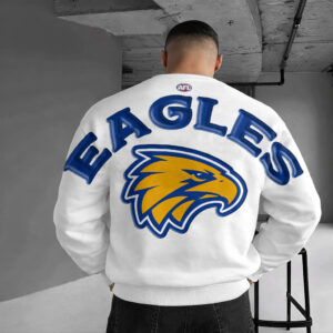 Auspiritmerch West Coast Eagles Sweatshirt Custom Name Daily Casual Fashion