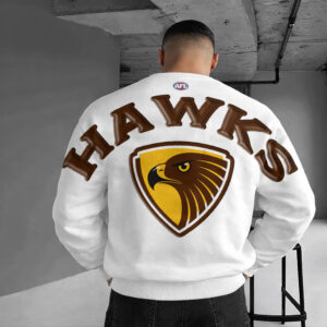 Auspiritmerch Hawthorn Hawks Sweatshirt Custom Name Daily Casual Fashion
