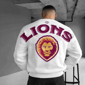 Auspiritmerch Brisbane Lions Sweatshirt Custom Name Daily Casual Fashion