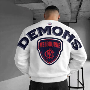Auspiritmerch Melbourne Demons Sweatshirt Custom Name Daily Casual Fashion