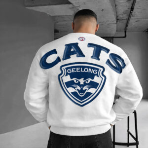 Auspiritmerch Geelong Cats Sweatshirt Custom Name Daily Casual Fashion