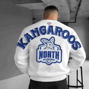 Auspiritmerch North Melbourne Sweatshirt Custom Name Daily Casual Fashion