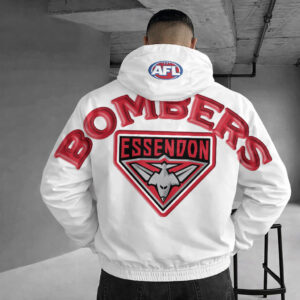 Auspiritmerch Essendon Windbreaker Jacket Custom Name Daily Casual Fashion