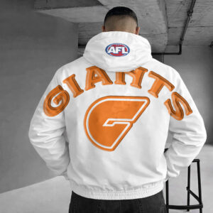 Auspiritmerch GWS Giants Windbreaker Jacket Custom Name Daily Casual Fashion