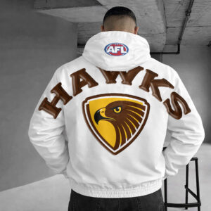 Auspiritmerch Hawthorn Hawks Windbreaker Jacket Custom Name Daily Casual Fashion