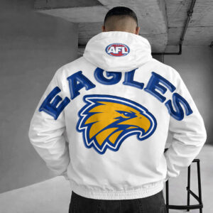 Auspiritmerch West Coast Eagles Windbreaker Jacket Custom Name Daily Casual Fashion