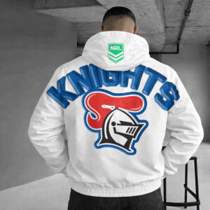 Auspiritmerch Newcastle Knights Windbreaker Jacket Custom Name Daily Casual Fashion