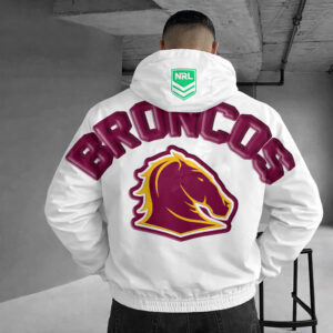 Auspiritmerch Brisbane Broncos Windbreaker Jacket Custom Name Daily Casual Fashion