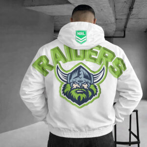 Auspiritmerch Canberra Raiders Windbreaker Jacket Custom Name Daily Casual Fashion