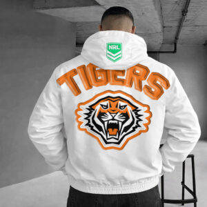 Auspiritmerch Wests Tigers Windbreaker Jacket Custom Name Daily Casual Fashion