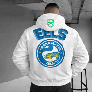 Auspiritmerch Parramatta Eels Windbreaker Jacket Custom Name Daily Casual Fashion