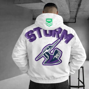 Auspiritmerch Melbourne Storm Windbreaker Jacket Custom Name Daily Casual Fashion
