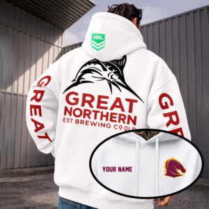 Auspiritmerch Brisbane Broncos x Great Northern Hoodie Custom Name Gifts For Fan