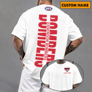 Auspiritmerch Melbourne Demons Casual T-Shirt Custom Name Gift For Fan