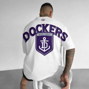 Auspiritmerch Fremantle Dockers Casual T-Shirt Custom Name Gift For Fan
