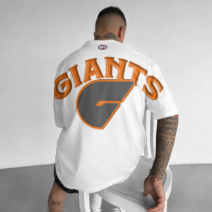 Auspiritmerch GWS Giants Casual T-Shirt Custom Name Gift For Fan