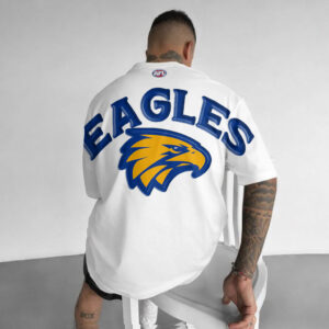Auspiritmerch West Coast Eagles Casual T-Shirt Custom Name Gift For Fan