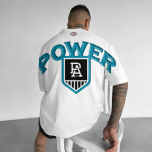 Auspiritmerch Port Adelaide Casual T-Shirt Custom Name Gift For Fan