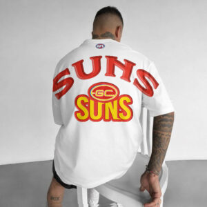 Auspiritmerch Gold Coast Suns Casual T-Shirt Custom Name Gift For Fan