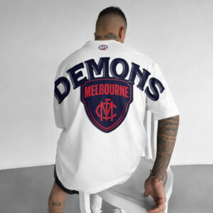 Auspiritmerch Melbourne Demons Casual T-Shirt Custom Name Gift For Fan