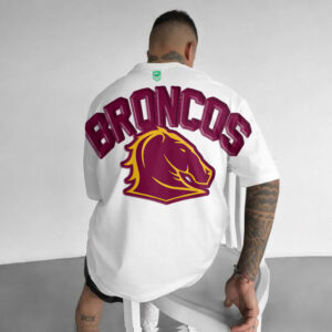 Auspiritmerch Brisbane Broncos Casual T-Shirt Custom Name Gift For Fan