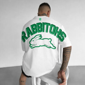 Auspiritmerch South Sydney Rabbitohs Casual T-Shirt Custom Name Gift For Fan