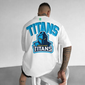 Auspiritmerch Gold Coast Titans Casual T-Shirt Custom Name Gift For Fan