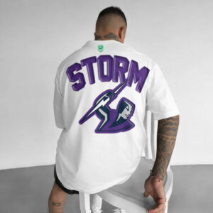 Auspiritmerch Melbourne Storm Casual T-Shirt Custom Name Gift For Fan