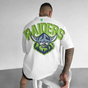 Auspiritmerch Canberra Raiders Casual T-Shirt Custom Name Gift For Fan