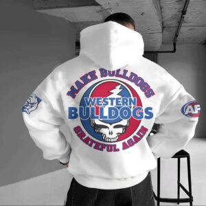 Auspiritmerch Western Bulldogs x Grateful Again Hoodie Custom Name Gifts For Fan