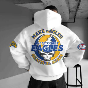 Auspiritmerch West Coast Eagles x Grateful Again Hoodie Custom Name Gifts For Fan