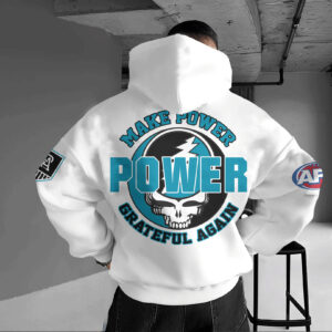 Auspiritmerch Port Adelaide x Grateful Again Hoodie Custom Name Gifts For Fan