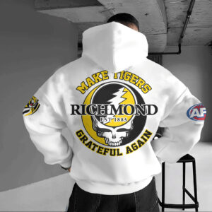 Auspiritmerch Richmond Tigers x Grateful Again Hoodie Custom Name Gifts For Fan