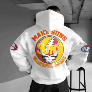 Auspiritmerch Gold Coast Suns x Grateful Again Hoodie Custom Name Gifts For Fan