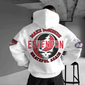 Auspiritmerch Essendon x Grateful Again Hoodie Custom Name Gifts For Fan