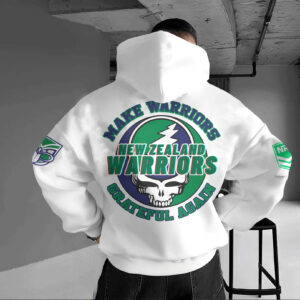 Auspiritmerch New Zealand Warriors x Grateful Again Hoodie Custom Name Gifts For Fan