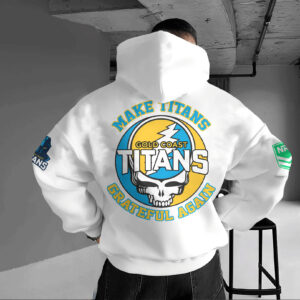Auspiritmerch Gold Coast Titans x Grateful Again Hoodie Custom Name Gifts For Fan