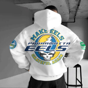 Auspiritmerch Parramatta Eels x Grateful Again Hoodie Custom Name Gifts For Fan