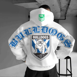 Auspiritmerch Canterbury-Bankstown Bulldogs Custom Any Name Hoodie Gifts For Fan