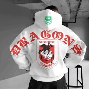 Auspiritmerch St. George Illawarra Dragons Custom Any Name Hoodie Gifts For Fan