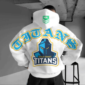 Auspiritmerch Gold Coast Titans Custom Any Name Hoodie Gifts For Fan