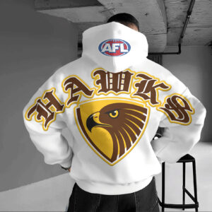 Auspiritmerch Hawthorn Hawks Custom Any Name Hoodie Gifts For Fan