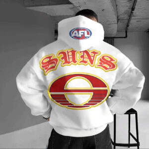 Auspiritmerch Gold Coast Suns Custom Any Name Hoodie Gifts For Fan