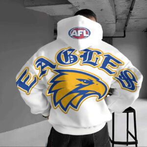 Auspiritmerch West Coast Eagles Custom Any Name Hoodie Gifts For Fan