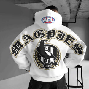 Auspiritmerch Collingwood Magpies Custom Any Name Hoodie Gifts For Fan